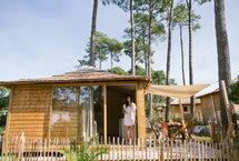 Bungalow en madera Cabane Bali