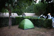 Parcelas camping Vista al rio