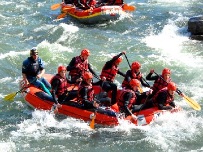 Rafting en el río Noguera Pallaresa